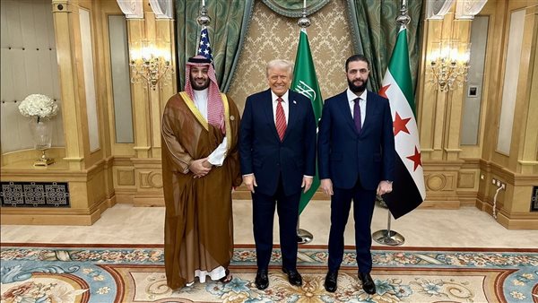 الشرع وترامب وبن سلمان