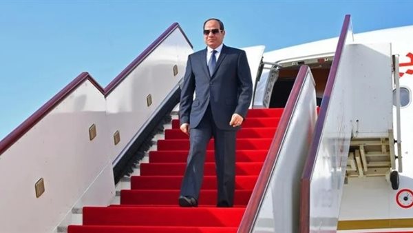 وصول الرئيس السيسي إلى العراق