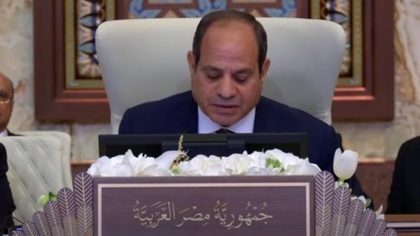 أبرز تصريحات الرئيس السيسي في كلمته بالقمة العربية