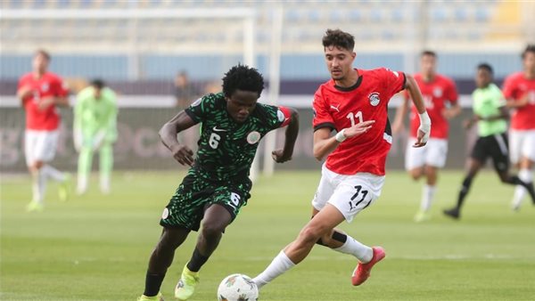 مباراة مصر ونيجيريا في أمم إفريقيا للشباب
