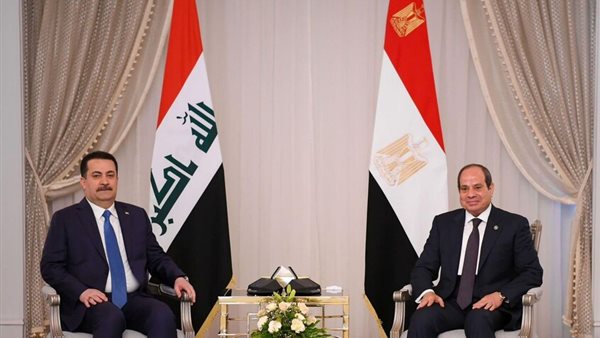 لقاء الرئيس السيسي ورئيس الوزراء العراقي