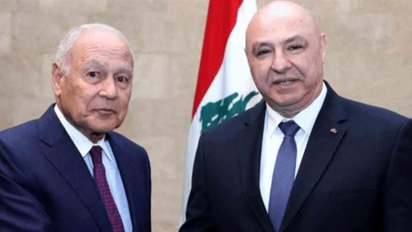 الرئيس اللبناني وأمين الجامعة العربية