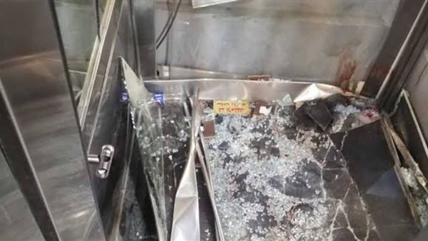 حادث سقوط أسانسير بمستشفي جامعة المنوفية