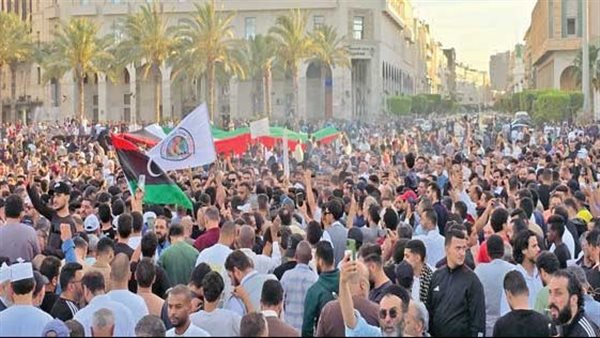 مظاهرات شعبية في طرابلس ضد حكومة الدبيبة