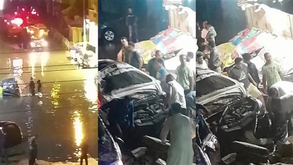 الخسائر الناتجة عن عاصفة الإسكندرية اليوم