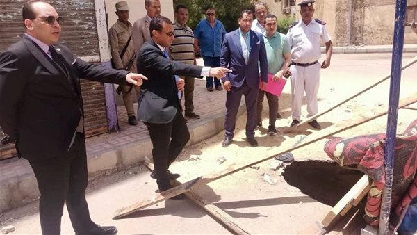 معاينة النيابة لموقع التنقيب عن الاثار في الاقصر