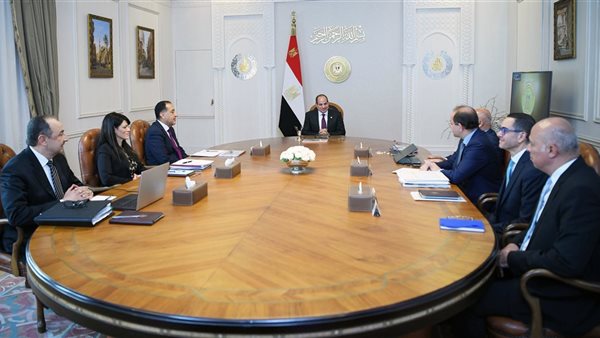 اجتماع الرئيس السيسي اليوم