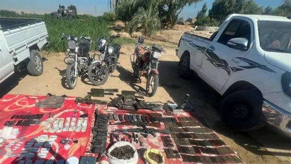 مصرع عنصرين شديدي الخطورة وضبط بؤر إجرامية بعدة محافظات