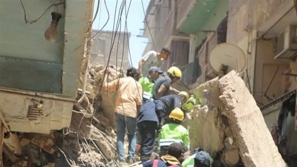 عقار حدائق القبة المنهار 
