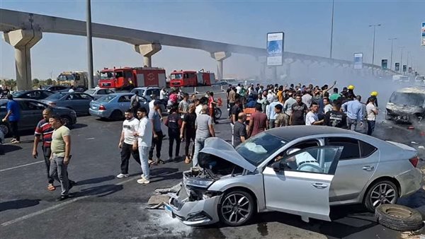 حادث المحور اليوم قبل سلم المنصورية