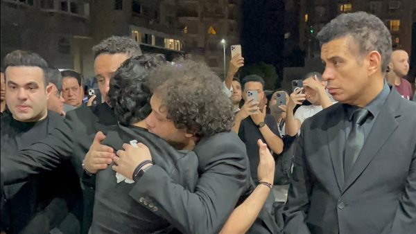 عزاء المطرب أحمد عامر