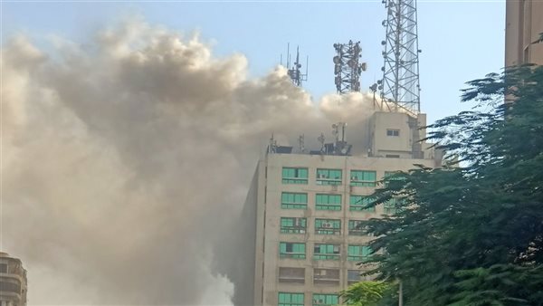 حريق سنترال رمسيس