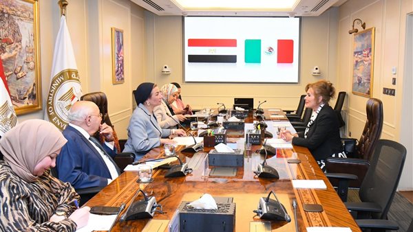 الدكتورة ياسمين فؤاد وزيرة البيئة تستقبل سفيرة المكسيك بمصر
