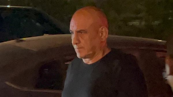 محمد لطفي في عزاء سامح عبدالعزيز