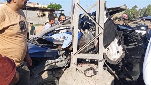 حادث طريق المنوفية اليوم