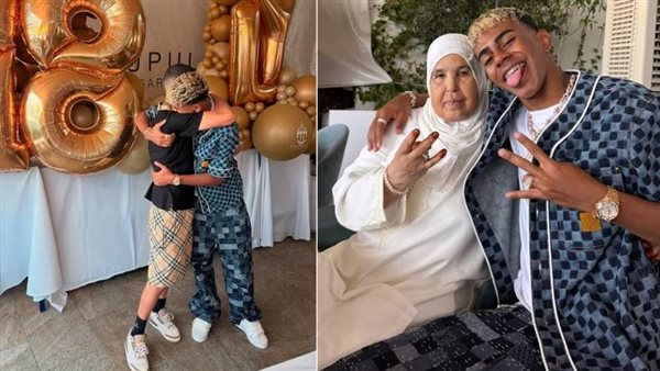 لامين يمال يحتفل بعيد ميلاده