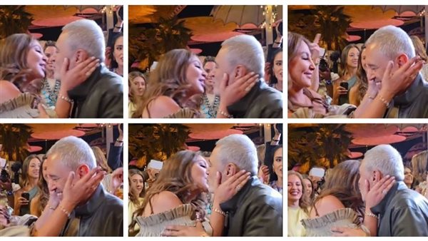فيديو قبلة إليسا تشعل حفل زفاف نجل مصمم أزياء لبنان إيلي صعب