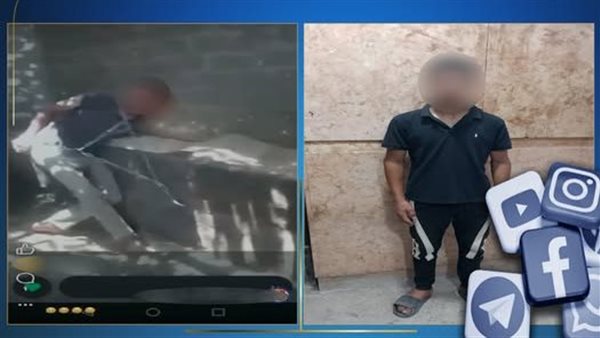 فيديو التعدي على شاب بالشرقية