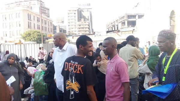 الجالية السودانية من محطة رمسيس 