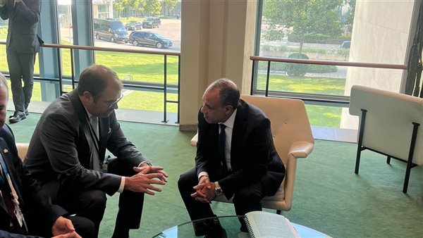 وزير الخارجية يلتقي ووزير الدولة بوزارة الخارجية الألمانية