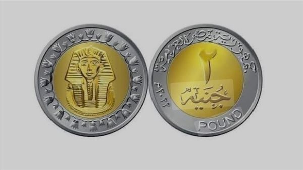 عملة معدنية فئة جنيهان