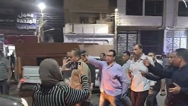 محافظ سوهاج يتفقد موقع الحادث