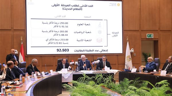 التعليم العالي تعلن الحدود الدنيا للشعب العلمية نظام حديث