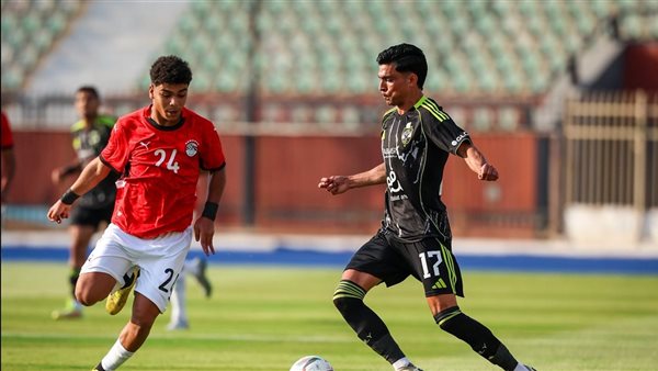 مباراة الأهلي ومنتخب مصر للشباب
