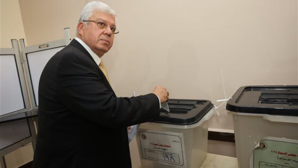 انتخابات مجلس الشيوخ 2025، وزير التعليم العالي يدلي بصوته في