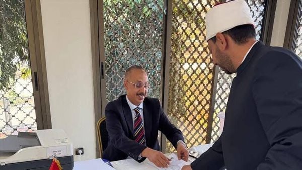 مفتي الجمهورية يدلي بصوته في انتخابات مجلس الشيوخ 2025