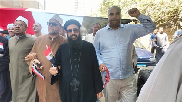 انتخابات مجلس الشيوخ 2025 مسيرة في حب مصر