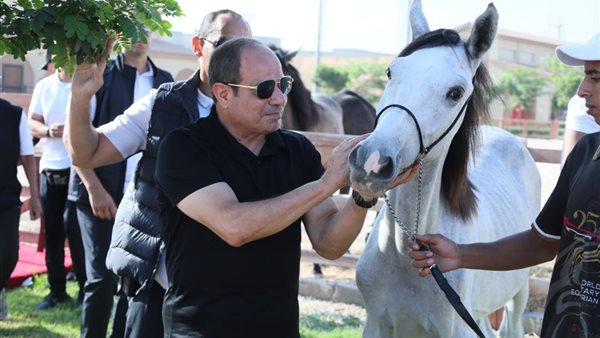 الرئيس السيسي يتفقد الأكاديمية العسكرية