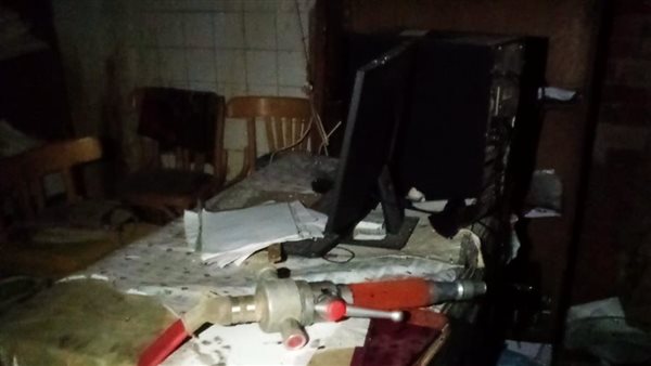 حريق مديرية التربية والتعليم بالمنيا 