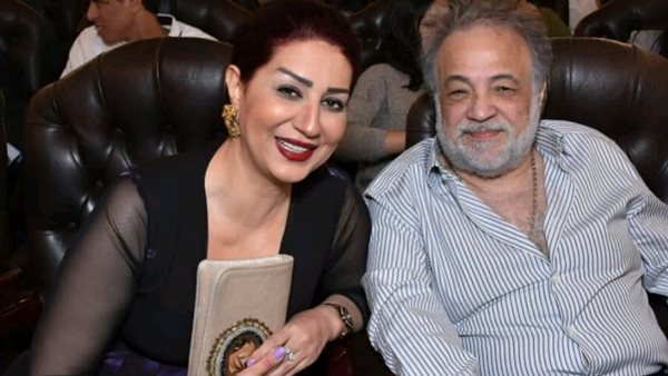وفاء عامر وزوجها 