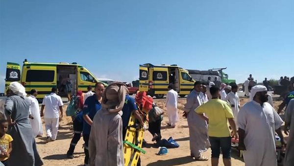 حادث تصادم سيارتين 