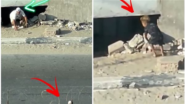 الأيام المصرية تكشف تفاصيل الثقب الأسود فى أحد الكباري بحي ا