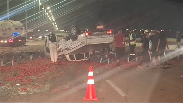 حادث الطريق الدولي بالإسكندرية 
