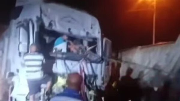 حادث طريق كفر الدوار الزراعي 