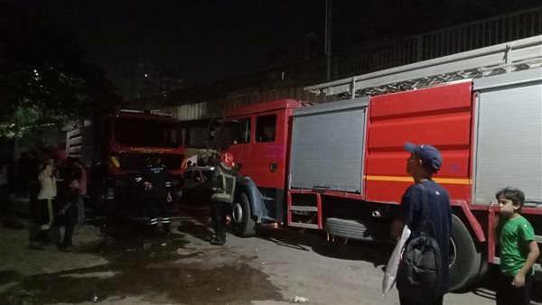 6 مصابين في حريق شقة بحدائق القبة، والحماية المدنية تبدأ أعم