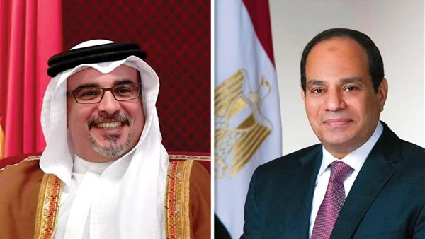 السيسي يستقبل ولي عهد البحرين لبحث البدء في إعادة إعمار قطاع