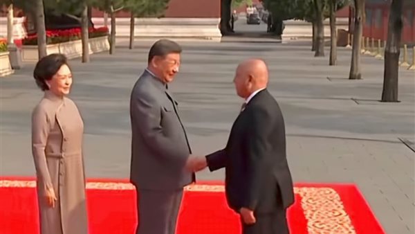 الفريق مهندس كامل الوزير مع الرئيس الصيني