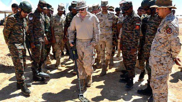 استمرار فعاليات التدريب المشترك النجم الساطع 2025