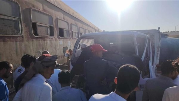 حادثة قطار جديد  بالضبعة