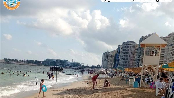 شواطئ الإسكندرية اليوم