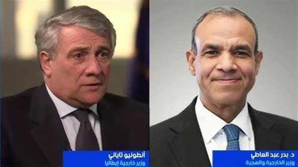 وزير الخارجية ونظيره الإيطالي 