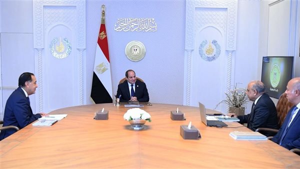 السيسي يلتقي ورئيس الوزراء والكهرباء لبحث موقف دعم وتطوير ال