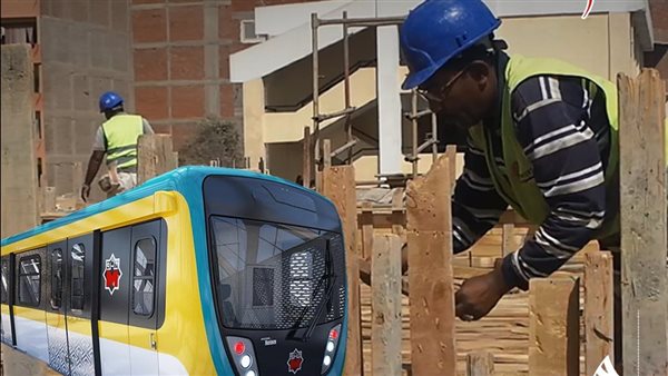 التعدي على مسار الخط الرابع لمترو الأنفاق