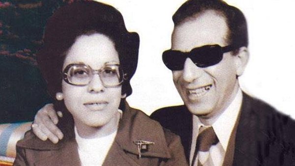 سيد مكاوي وزوجته