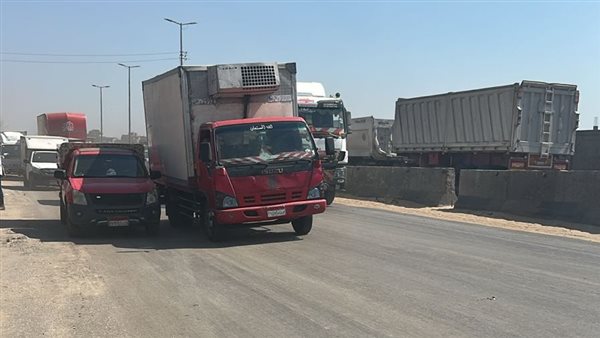 انسياب في الحركة المرورية على طريق القاهرة إسكندرية الزراعي 