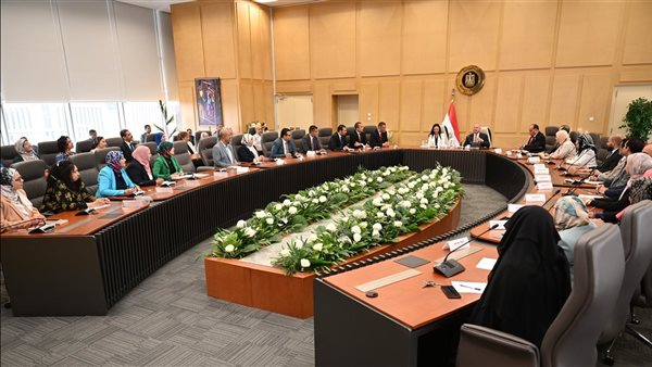 الفريق مهندس كامل الوزير مع وزيرة التضامن